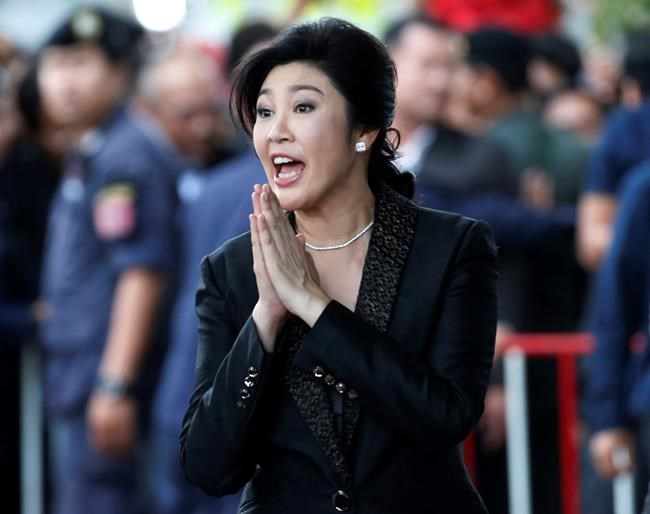 Former Thai PM says she's innocent, asks for 'kindness' | iNFOnews.ca CP1145621746