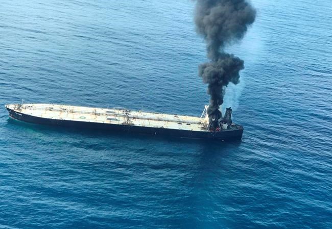 1 missing, 1 injured in fire on oil tanker near Sri Lanka | iNFOnews.ca 1 missing, 1 injured in fire on oil tanker near Sri Lanka | iNFOnews.ca