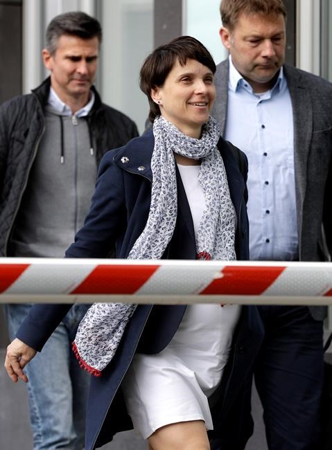 Nationalist leader Petry won't head German election campaign | iNFOnews.ca
