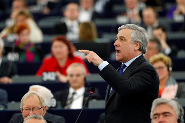 Tajani elected president of European Parliament | iNFOnews.ca