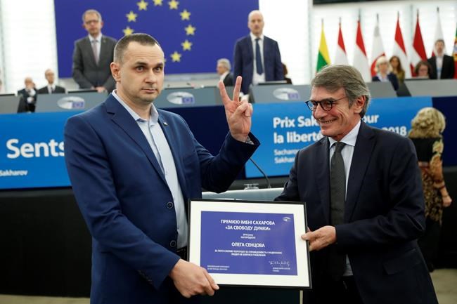 Once-jailed Ukraine filmmaker warns Europe against Putin | iNFOnews.ca Once-jailed Ukraine filmmaker warns Europe against Putin | iNFOnews.ca