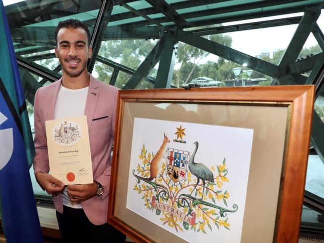 Refugee soccer player happy he's now an Australian citizen | iNFOnews.ca