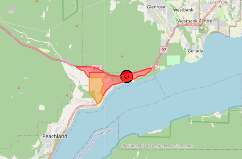 UPDATE: Some returning home as evacuation orders downgraded in Peachland wildfire | iNFOnews.ca UPDATE: Some returning home as evacuation orders downgraded in Peachland wildfire | iNFOnews.ca