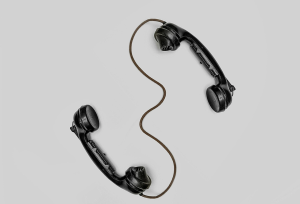 graphic illustration of connected phones