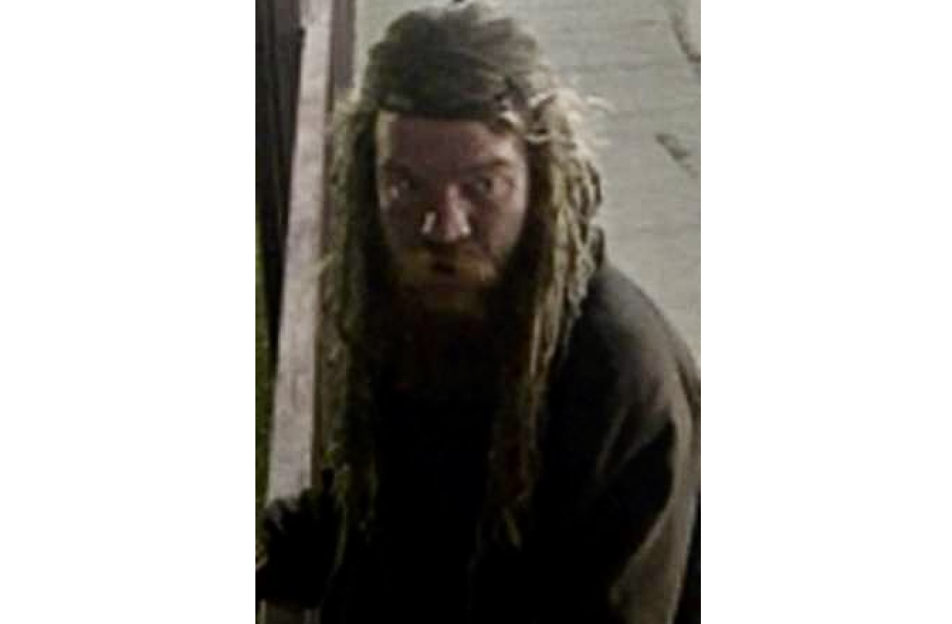 Police issue photo of suspected Kamloops dorm voyeur | iNFOnews.ca A man with long dreadlocks.