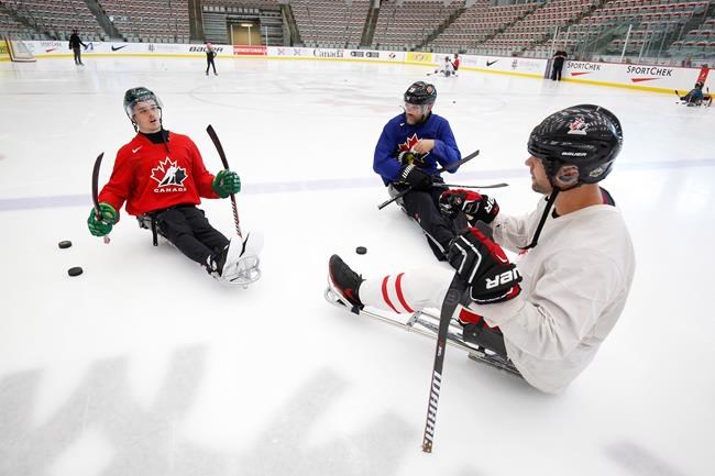 'I'll get better': Paralyzed Broncos player working to improve at sledge hockey | iNFOnews.ca