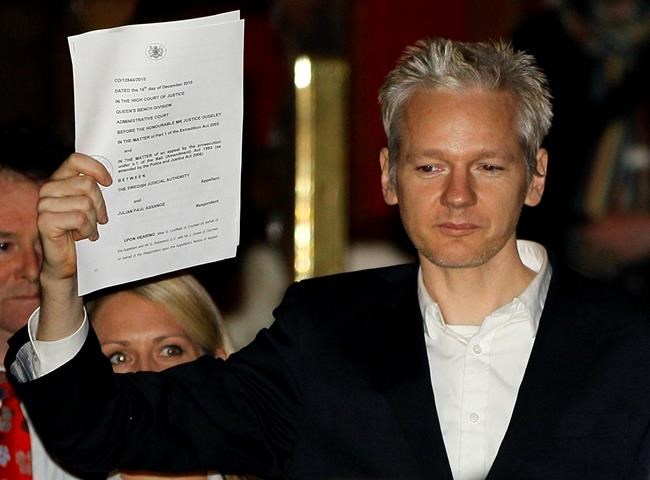 Timeline of Julian Assange's legal battles over past decade | iNFOnews.ca CP618040588