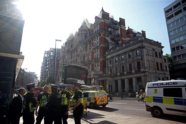 The Latest: Firefighters searching evacuated London hotel | iNFOnews.ca