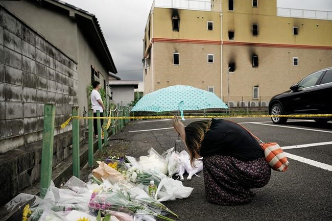 Suspect in Japan anime studio fire charged with murder | iNFOnews.ca Suspect in Japan anime studio fire charged with murder | iNFOnews.ca