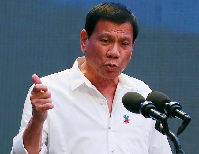 The Latest: China praises Duterte ahead of his visit | iNFOnews.ca