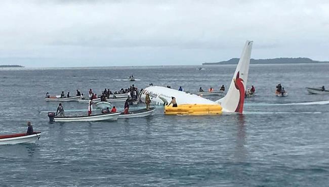 Airline now says 1 missing after Pacific lagoon plane crash | iNFOnews.ca