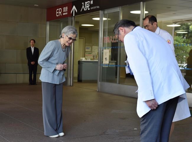 Former Japanese empress leaves hospital after cancer surgery | iNFOnews.ca