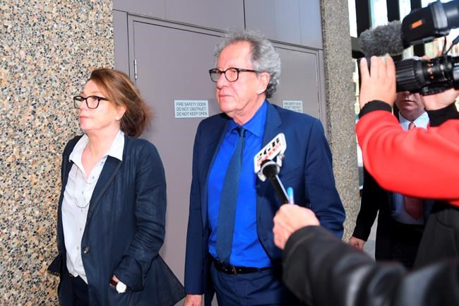 Geoffrey Rush says he was 'distraught' over paper's articles | iNFOnews.ca
