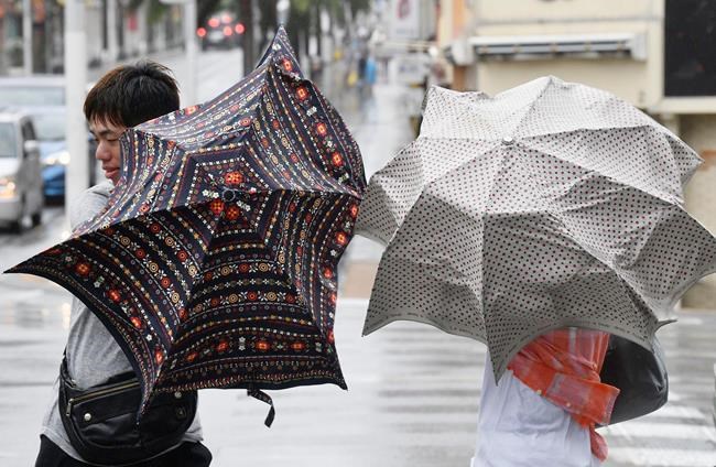Typhoon pummels Japan; flights cancelled, trains shut down | iNFOnews.ca