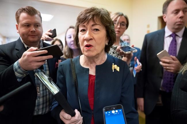 GOP Sen. Collins says she's open to impeachment witnesses | iNFOnews.ca