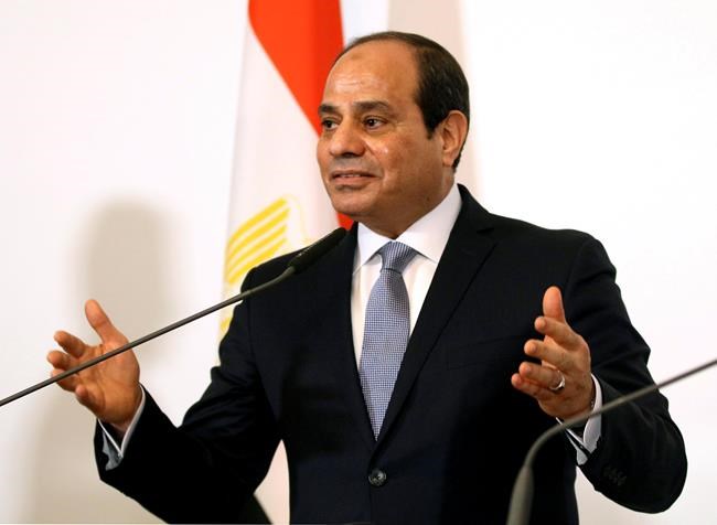 CBS: El-Sissi says Egypt, Israel co-operate against militants | iNFOnews.ca