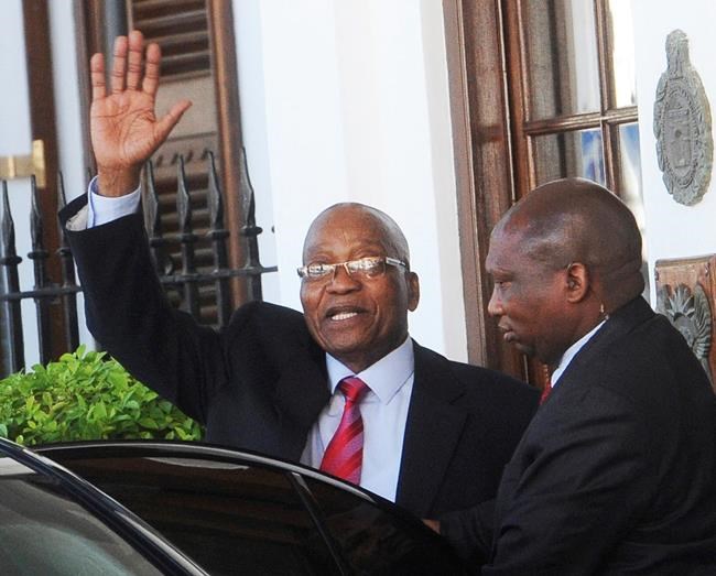 The Latest: South Africa Cabinet meeting postponed in crisis | iNFOnews.ca CP663929156
