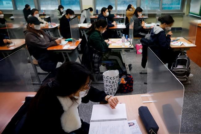 The Latest: Young S. Koreans taking crucial university exam | iNFOnews.ca The Latest: Young S. Koreans taking crucial university exam | iNFOnews.ca