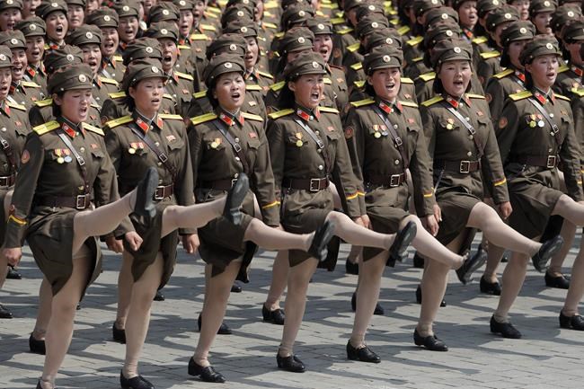 Past goose-steppers proud of place in North Korean parades | iNFOnews.ca