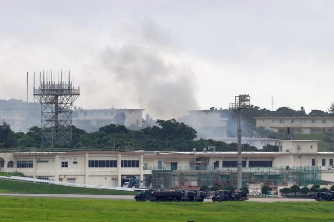 Fire breaks out at hazmat facility at US air base on Okinawa | iNFOnews.ca
