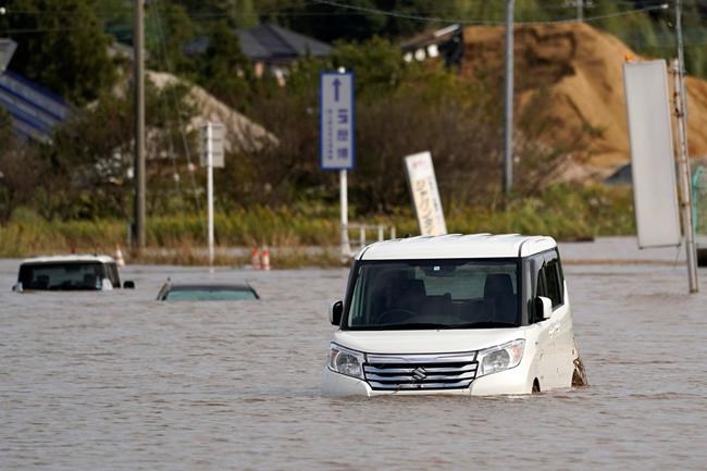 Floods, mudslides from heavy rain in Japan kill at least 10 | iNFOnews.ca