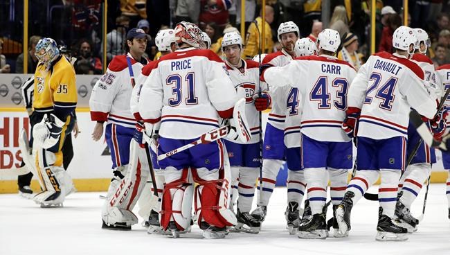 Weber leaves winner as Canadiens beat Predators 2-1 in OT | iNFOnews.ca