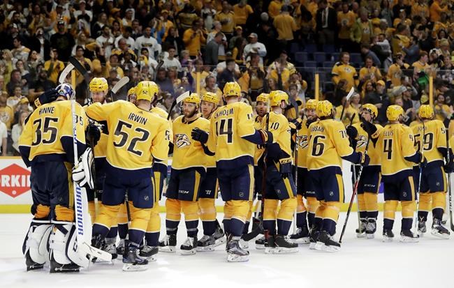 Predators take 2-0 lead after holding off Avalanche 5-4 | iNFOnews.ca