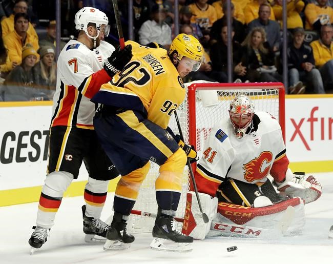 Smith, Monahan lead Flames over Predators 3-0 | iNFOnews.ca