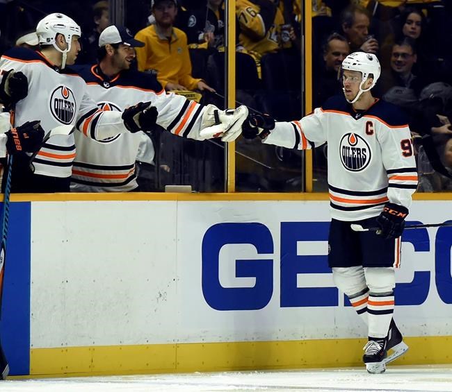 Arvidsson powers Predators past Oilers 2-1 | iNFOnews.ca