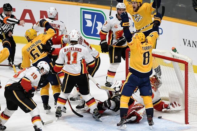 Granlund beats buzzer, scores in OT as Preds beat Flames 4-3 | iNFOnews.ca
