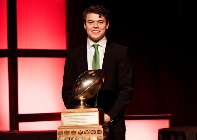 Regina pivot Picton wins Crighton Award as U Sports most outstanding player | iNFOnews.ca Regina pivot Picton wins Crighton Award as U Sports most outstanding player | iNFOnews.ca