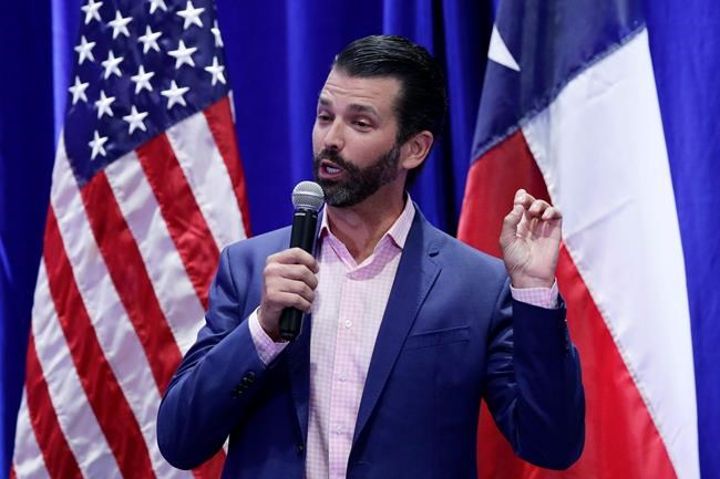 Trump Jr. pitches to base while his father fights for Texas | iNFOnews.ca
