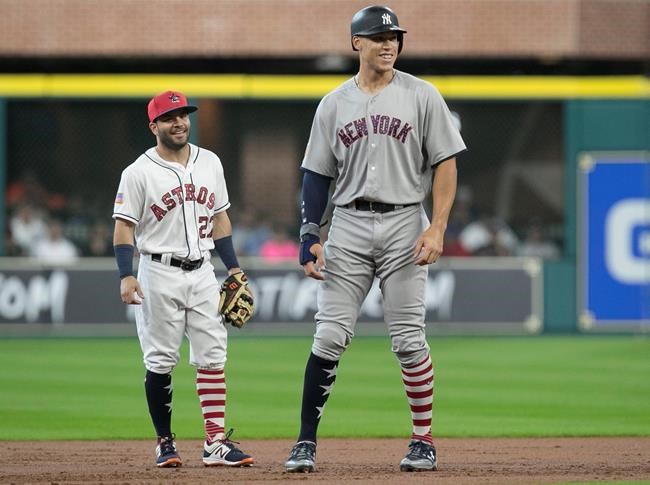 Astros' Altuve wins AL MVP, Marlins' Stanton earns NL honour | iNFOnews.ca Astros' Altuve wins AL MVP, Marlins' Stanton earns NL honour | iNFOnews.ca