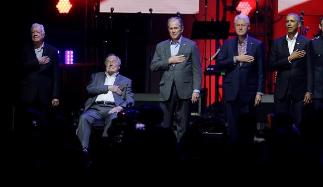 Former presidents call for unity at hurricane aid concert | iNFOnews.ca