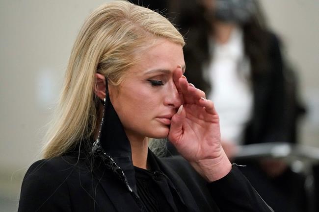 Paris Hilton says she was abused as teen at Utah school | iNFOnews.ca CP2030539123