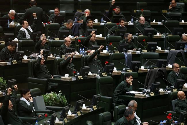 Iranian lawmakers convene with chants of 'Death to America' | iNFOnews.ca CP1976891699