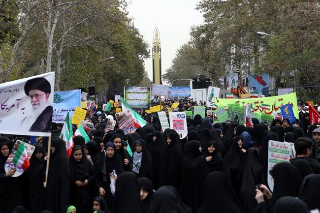 Iran displays missile during anniversary of embassy takeover | iNFOnews.ca