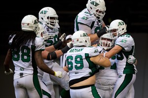 Saskatchewan beats B.C. 20-16 for fifth win in a row | iNFOnews.ca CP29614789