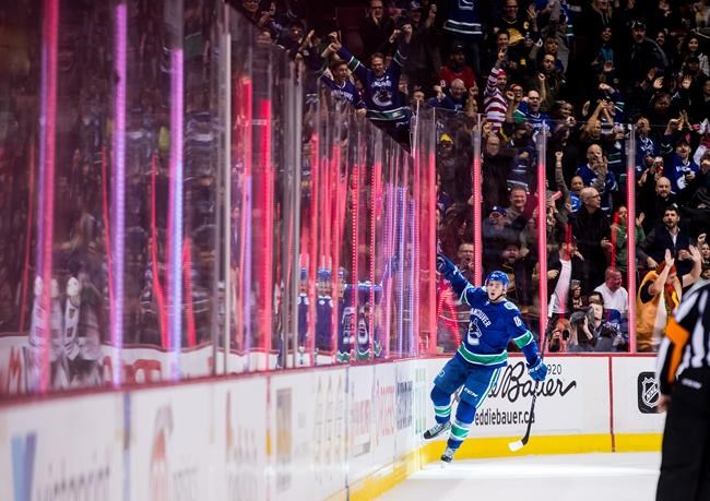 Jake Virtanen scores twice, leads Canucks to 4-2 win over Chicago Blackhawks | iNFOnews.ca Jake Virtanen scores twice, leads Canucks to 4-2 win over Chicago Blackhawks | iNFOnews.ca