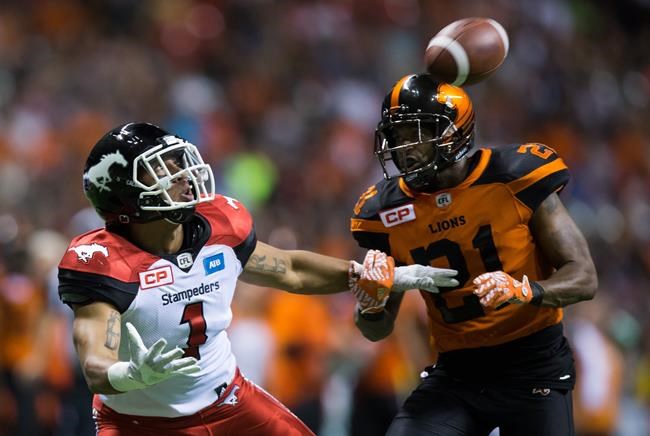 Mitchell and Stampeders beat Lion 37-9 in a showdown for first in West | iNFOnews.ca