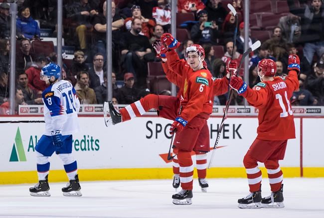 Russia advances to world juniors semifinals after trouncing Slovakia 8-3 | iNFOnews.ca Russia advances to world juniors semifinals after trouncing Slovakia 8-3 | iNFOnews.ca