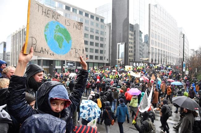 Some 70,000 Brussels protesters demand action on climate | iNFOnews.ca Some 70,000 Brussels protesters demand action on climate | iNFOnews.ca