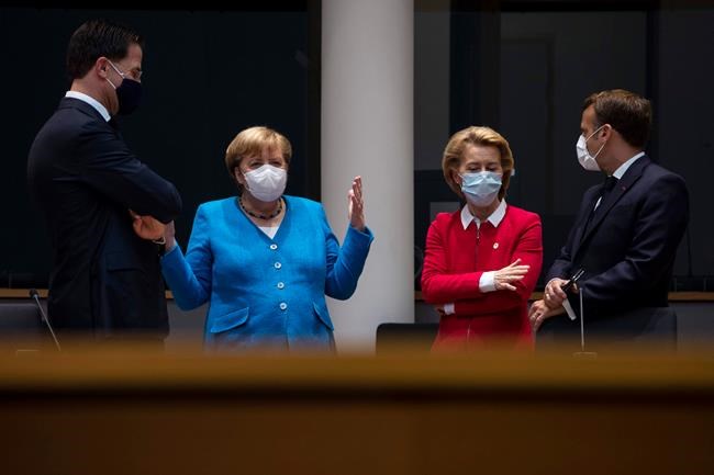 EU leaders resume 'grumpy' summit on budget, virus fund | iNFOnews.ca CP1014136723