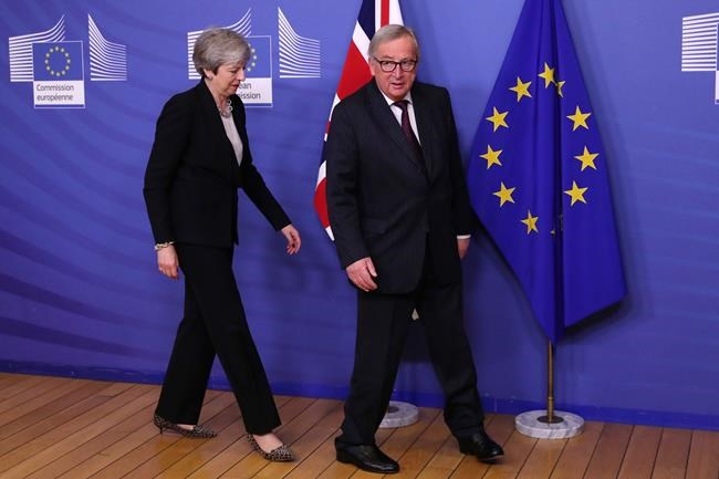 UK's May, EU chief call latest Brexit talks 'constructive' | iNFOnews.ca CP1947848849