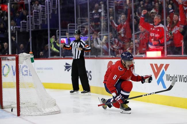 Ovechkin reaches 600 goals, Capitals beat Jets in overtime | iNFOnews.ca