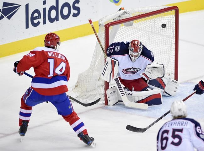 Capped off: Blue Jackets' streak snapped at 16 in Washington | iNFOnews.ca CP1120213433