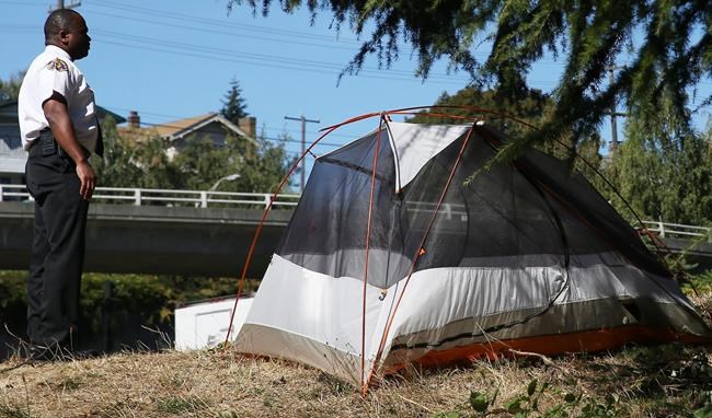 Homeless man in Seattle dies after car crashes into his tent | iNFOnews.ca