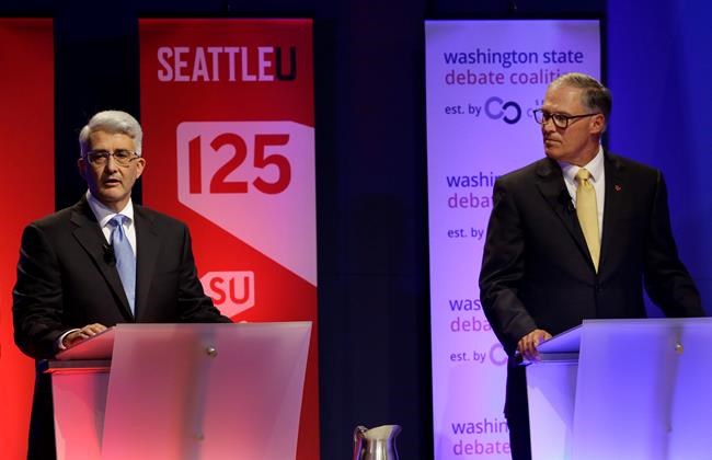 The Latest: Inslee, Bryant spar over education, taxes | iNFOnews.ca The Latest: Inslee, Bryant spar over education, taxes | iNFOnews.ca