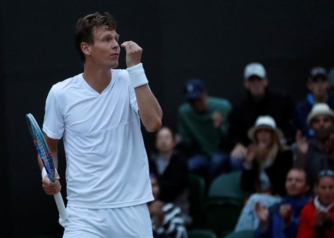 The Latest: Berdych-Vesely match suspended by darkness | iNFOnews.ca The Latest: Berdych-Vesely match suspended by darkness | iNFOnews.ca