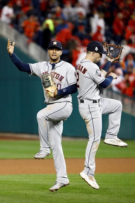 Urquidy, Bregman lead Astros over Nats 8-1 to tie Series 2-2 | iNFOnews.ca